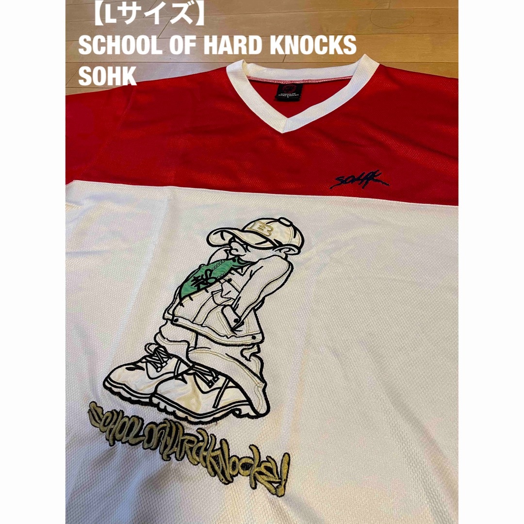 Lサイズ SCHOOL OF HARD KNOCKS SOHK ゲーミングシャツ
