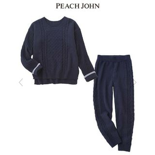 ピーチジョン(PEACH JOHN)の《完売品》新品未開封　ピーチジョン♡ホイップリーラインパジャマ　ネイビー(ルームウェア)