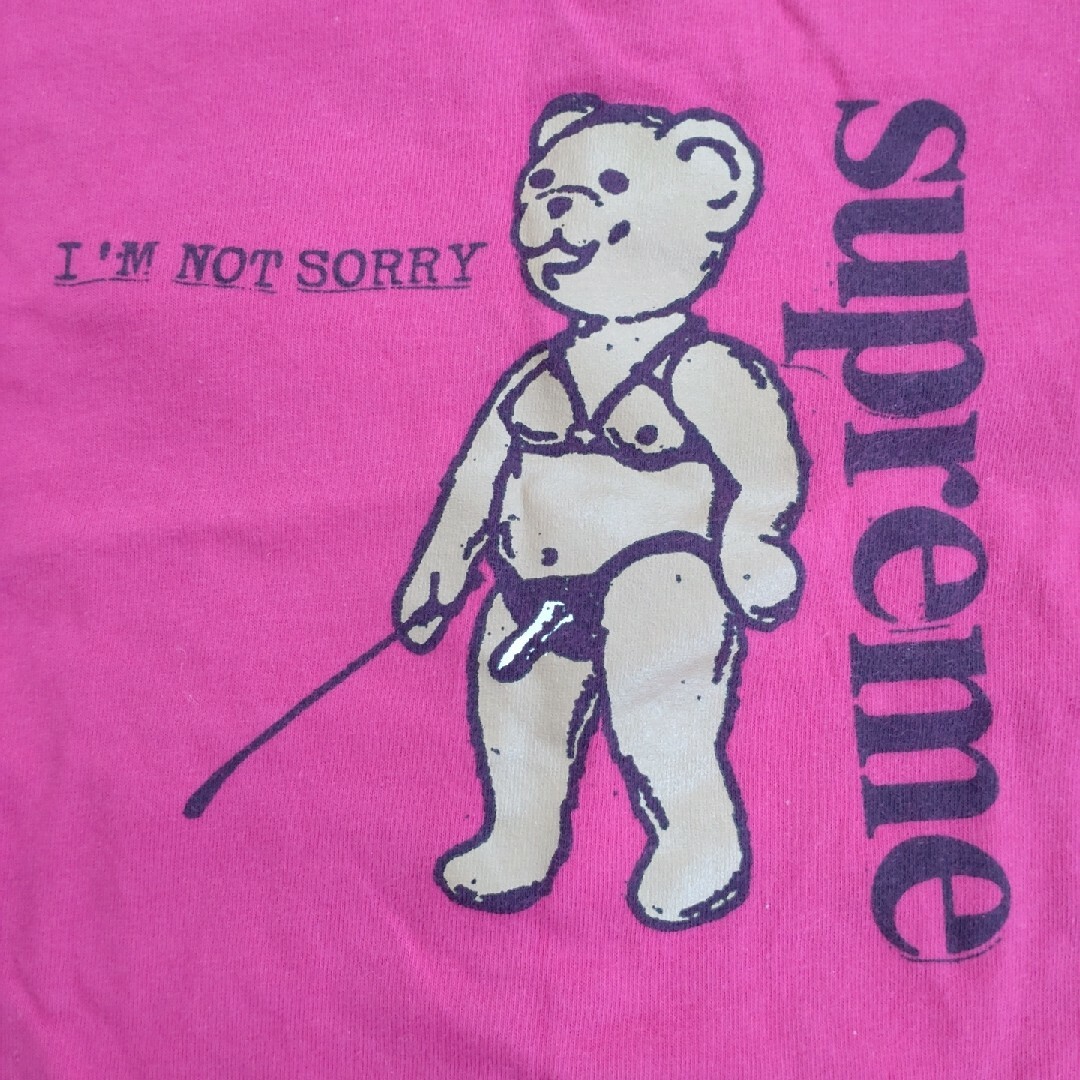 Supreme Not Sorry tee tシャツ M pink