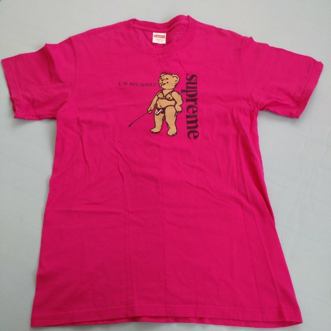 Supreme Not Sorry tee tシャツ M pink