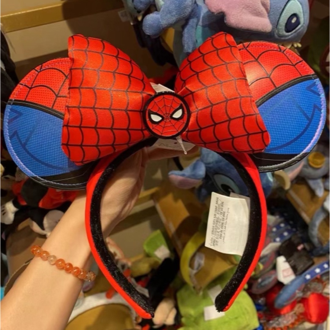 香港ディズニー正規品　スパイダーマン　カチューシャ