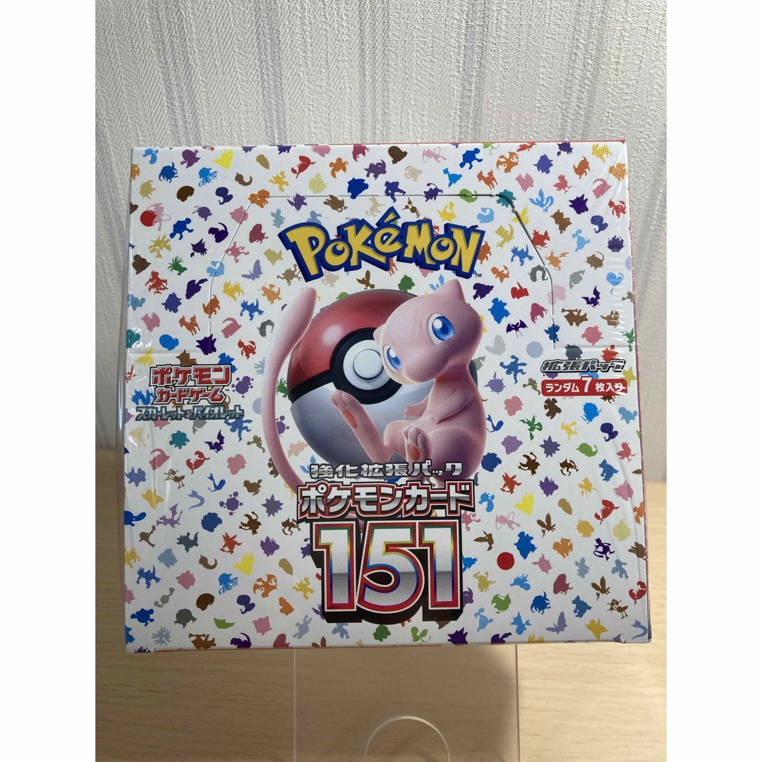 訳あり ポケカ 151 シュリンク付き新品未開封品 1BOXのみ 正規品