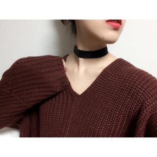 ザラ(ZARA)のZARA ベロア チョーカー 太め❤︎ コーデのポイントに。(ネックレス)