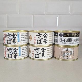 キノヤイシノマキスイサン(木の屋石巻水産)の木の屋石巻水産の缶詰6缶セットA　サバ鯖穴子縁側非常食備蓄ローリングストック(缶詰/瓶詰)