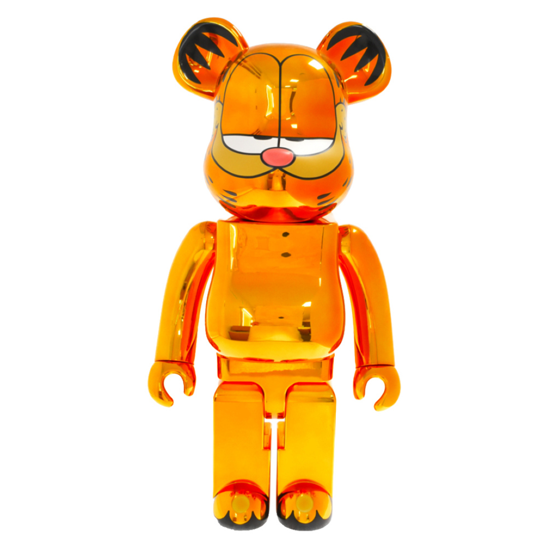 MEDICOM TOY メディコムトイ BE@RBRICK GARFIELD GOLD CHROME Ver 1000% ベアブリック ガーフィールド ゴールドメッキバージョン 1000% フィギュア ゴールド