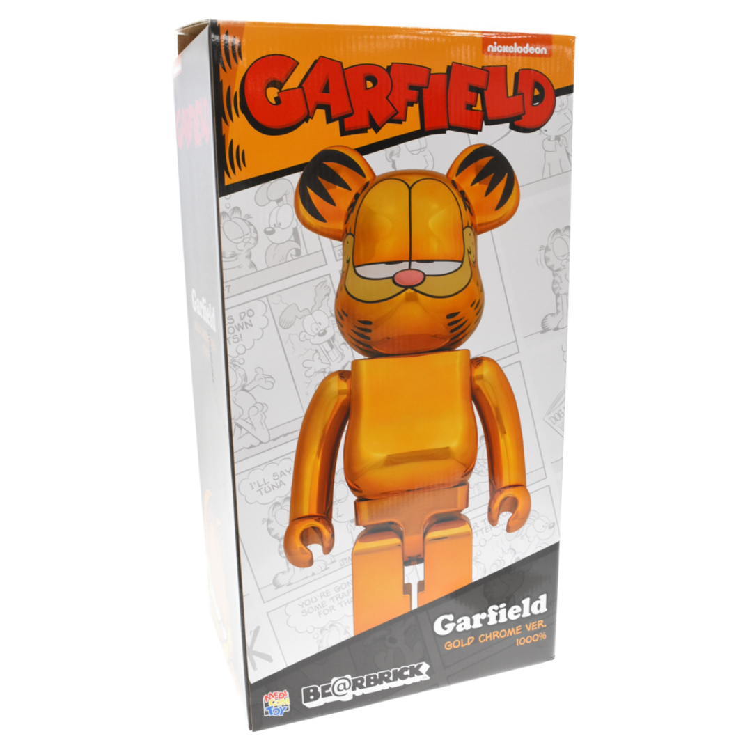 MEDICOM TOY メディコムトイ BE@RBRICK GARFIELD GOLD CHROME Ver 1000