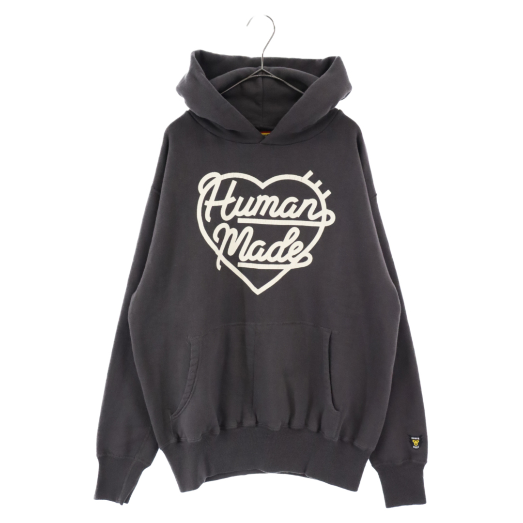 HUMAN MADE HEART TSURIAMI HOODIE BLACK S | hartwellspremium.com