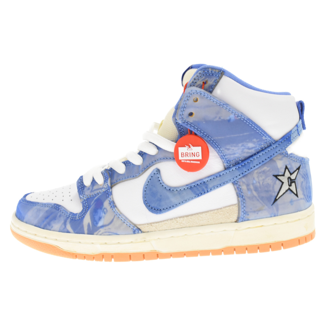 NIKE SB ナイキエスビー SB DUNK HIGH PRM QS CARPET COMPANY CV1677-100 エスビーダンク ハイ カーペットカンパニー ハイカットスニーカー US9/27cm ホワイト/ブルー