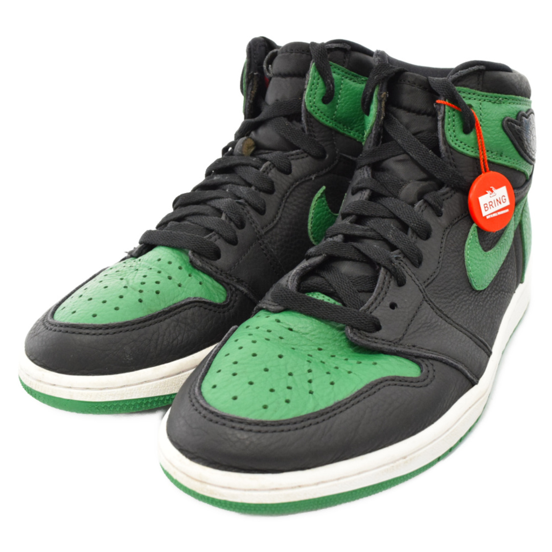 NIKE ナイキ AIR JORDAN 1 RETRO HIGH OG PINE GREEN エアジョーダン1 レトロ ハイ パイン グリーン ハイカットスニーカーシューズ グリーン US9.5/27.5cm 555088-030 2