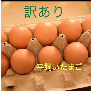 訳あり　平飼い卵10個入り3パック　国産　新鮮　産みたて(野菜)