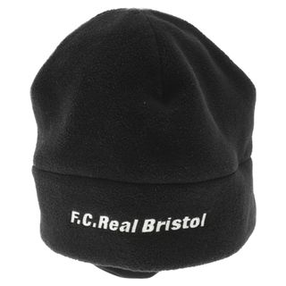 エフシーアールビー(F.C.R.B.)のF.C.R.B./F.C.Real Bristol/FCRB エフシーアールビー/エフシーレアルブリストル 18AW フェイスガード ネックウォーマー付き フリース ニットキャップ ビーニー 帽子 ブラック FCRB-189084(ニット帽/ビーニー)