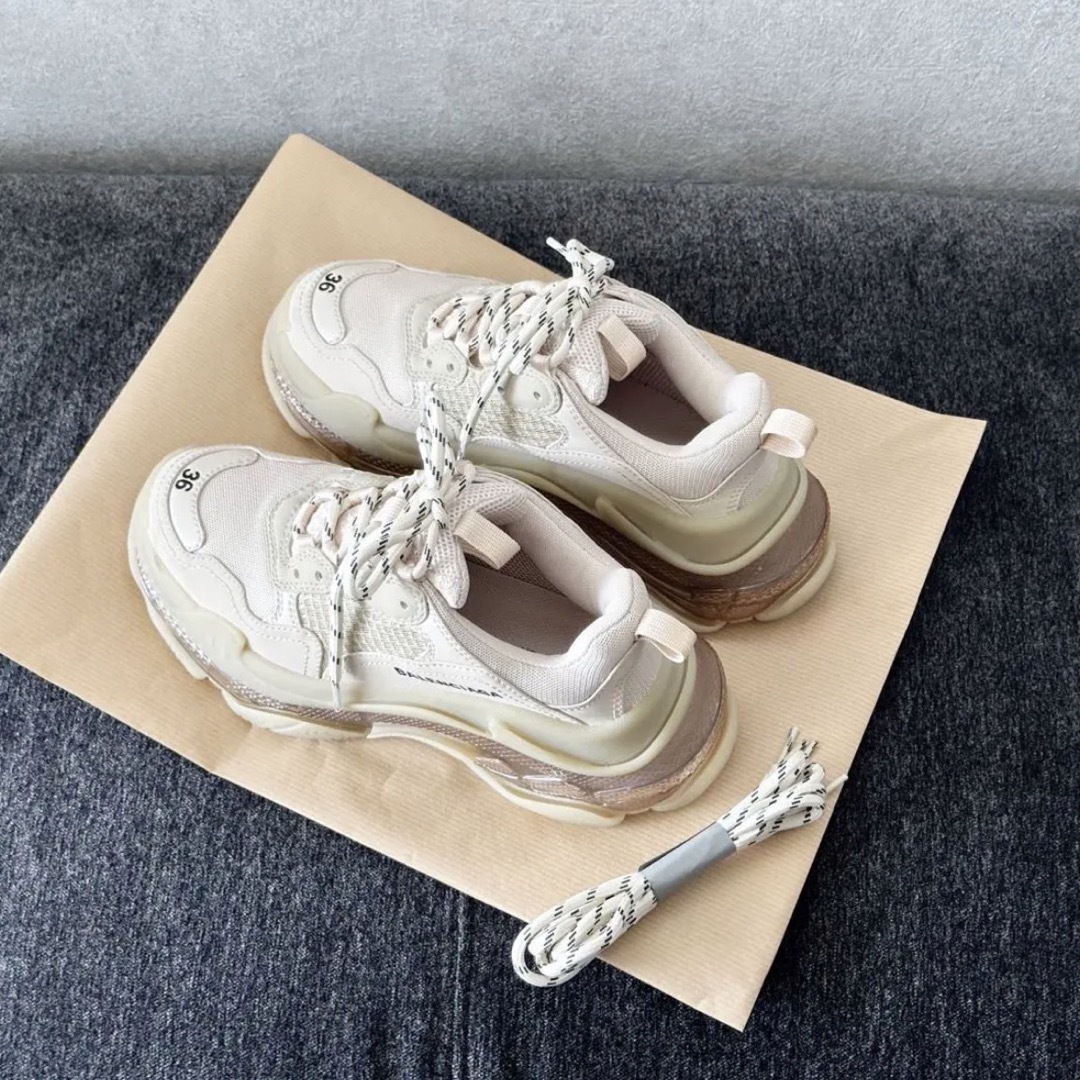 BALENCIAGA Triple S Clear Sole 36