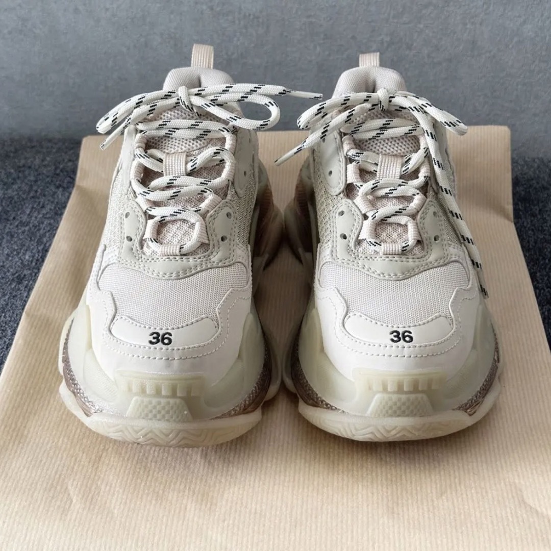 BALENCIAGA Triple S Clear Sole 36