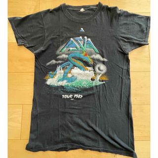 ヴィンテージ 80's バンドt ASIA 1982年ツアーtシャツ(Tシャツ/カットソー(半袖/袖なし))