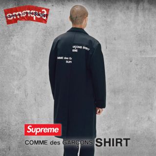 Supreme commended garçons shirt coat 黒s