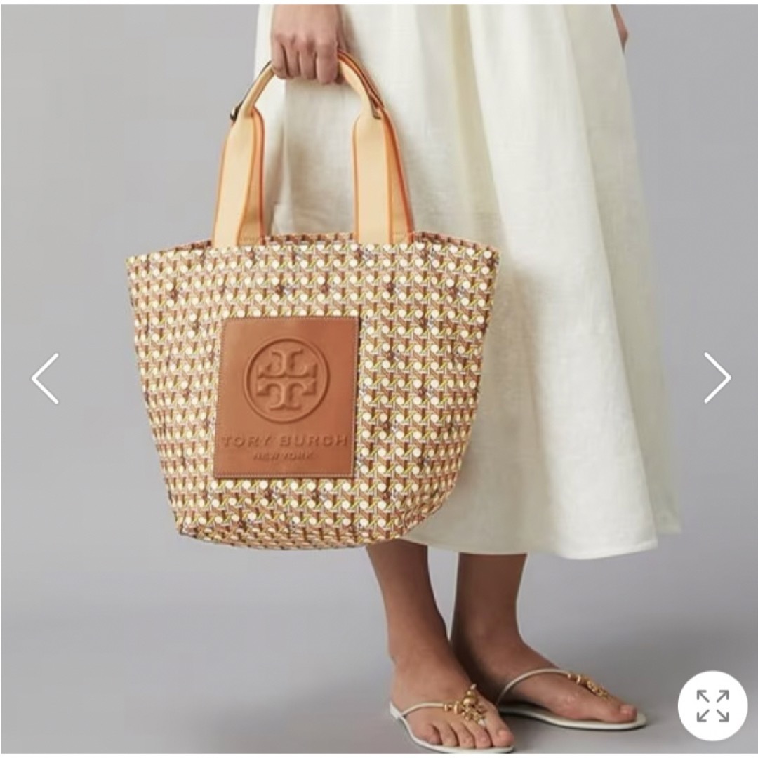 TORY BURCH トリーバーチ エラ ラフィアトートバッグ新品未使用