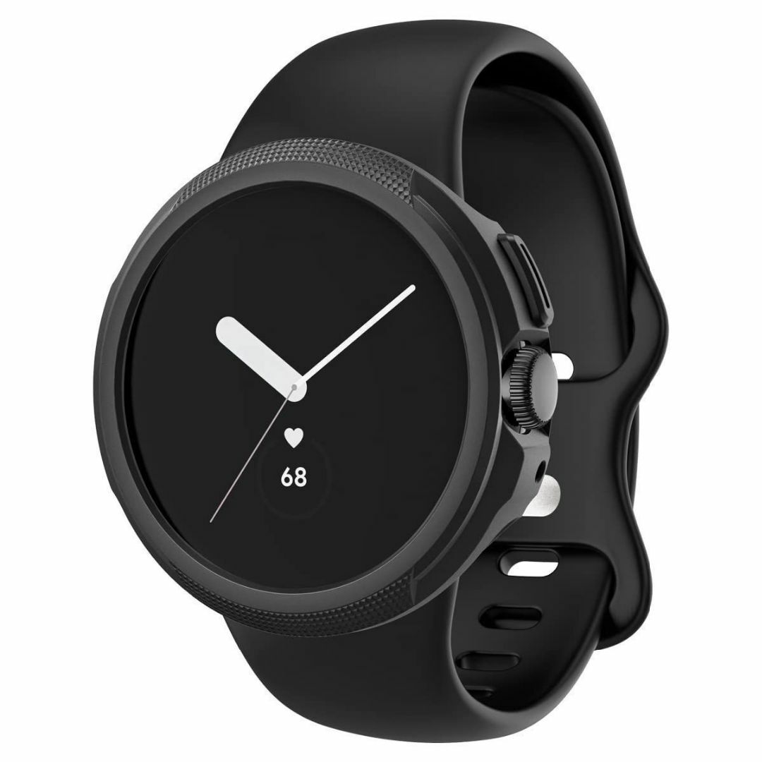 【色: マット・ブラック】Spigen Google Pixel Watch ケ 4