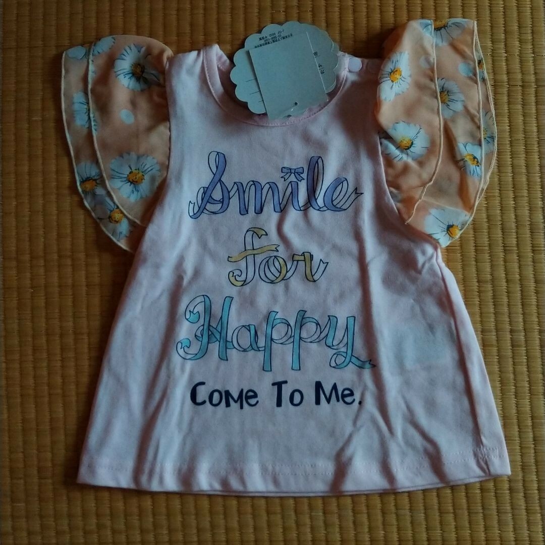 しまむら - 新品未使用☆花柄フリルTシャツの通販 by ゆう|シマムラ