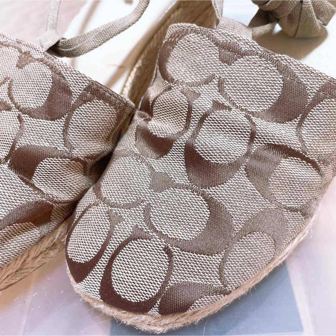 COACH - 美品♡COACH♡ロゴウェッジサンダル♡の通販 by たらこSHOP ...