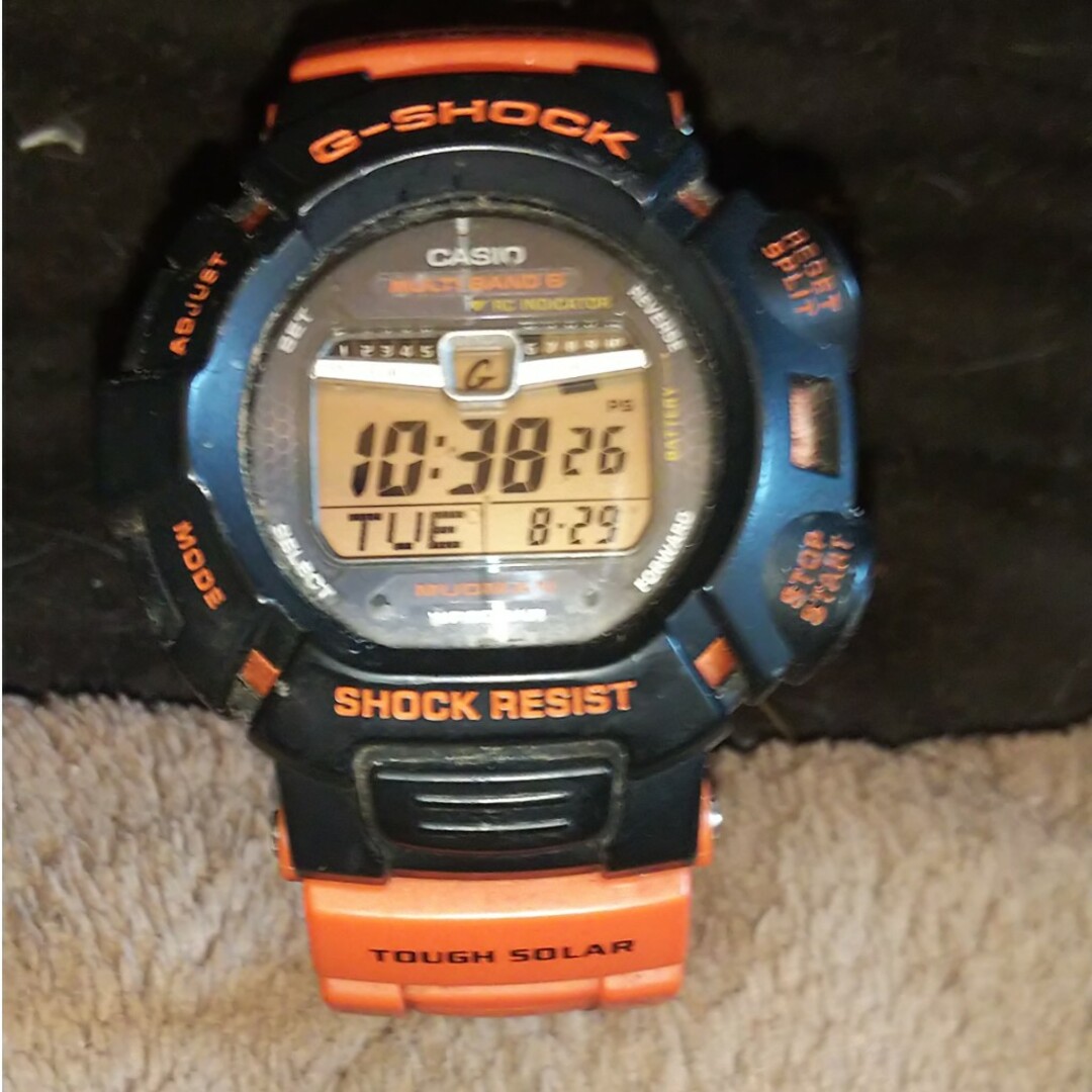 《一点物》G-SHOCK 腕時計 ブラック デジタル タフソーラー 20気圧防水