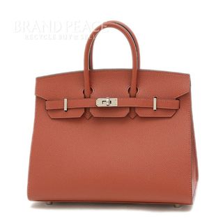 エルメス(Hermes)のエルメス バーキン25 セリエ エプソン ルージュベネチアン シルバー金具 B刻(ハンドバッグ)