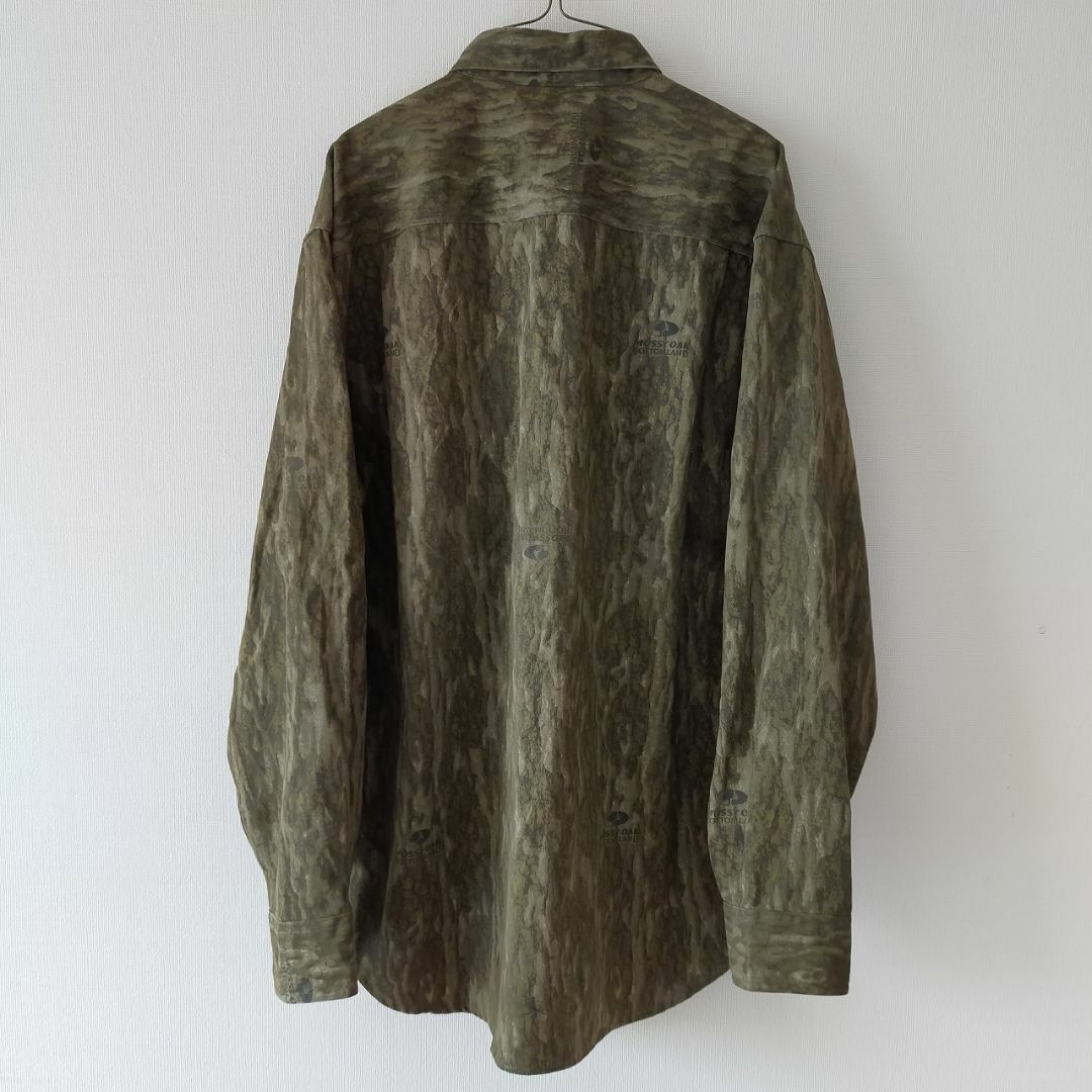 Russell OUTDOORS MOSSY OAK ロゴ刺繍 ツリーカモシャツ Russell OUTDOORS MOSSY OAK ロゴ刺繍 ツリーカモシャツ