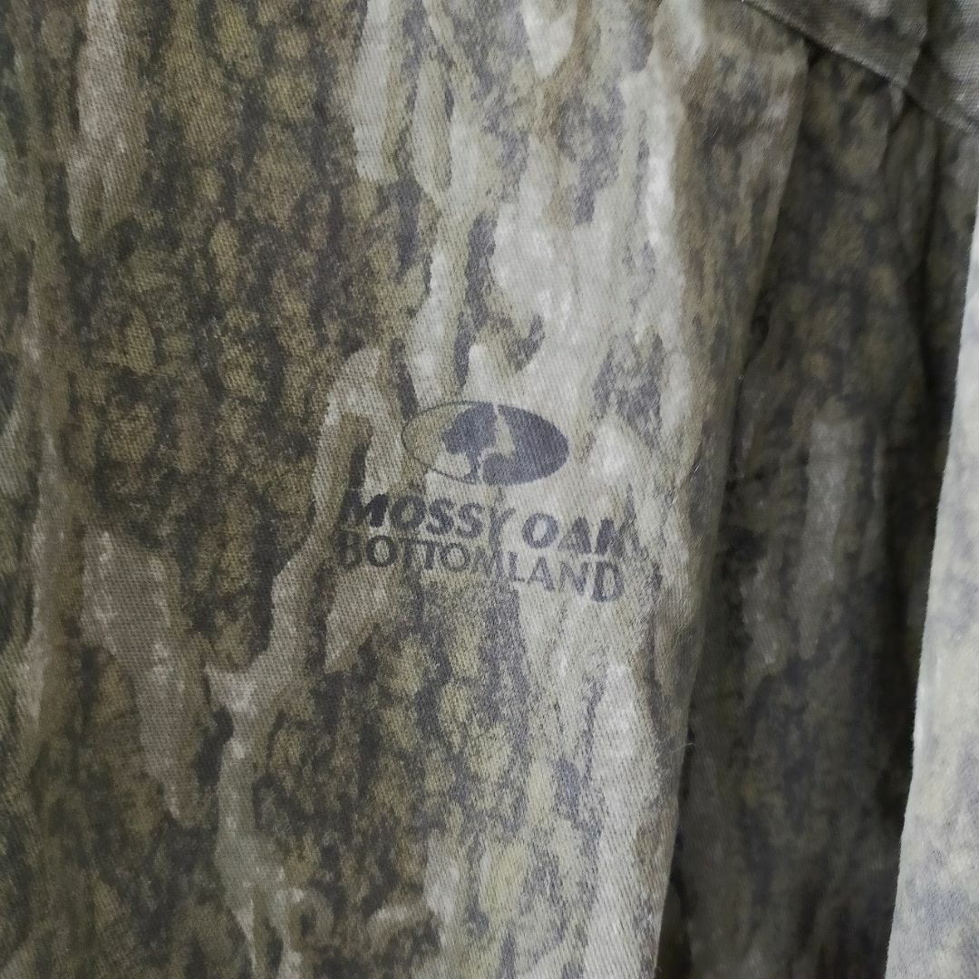 Russell OUTDOORS MOSSY OAK ロゴ刺繍 ツリーカモシャツ Russell OUTDOORS MOSSY OAK ロゴ刺繍 ツリーカモシャツ