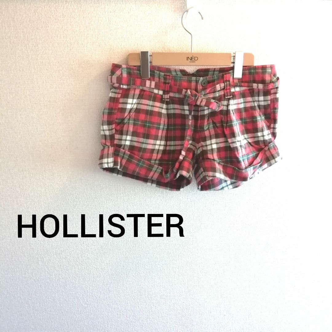 Hollister(ホリスター)のHOLLISTER チェック柄 コットン ショートパンツ カジュアル リラックス レディースのパンツ(ショートパンツ)の商品写真