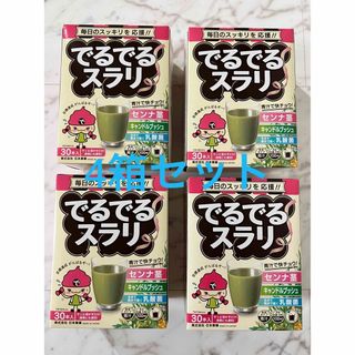 ニホンヤッケン(日本薬健)の日本薬健 でるでるスラリ(青汁タイプ) 90g(3g×30包)  4箱セット(青汁/ケール加工食品)