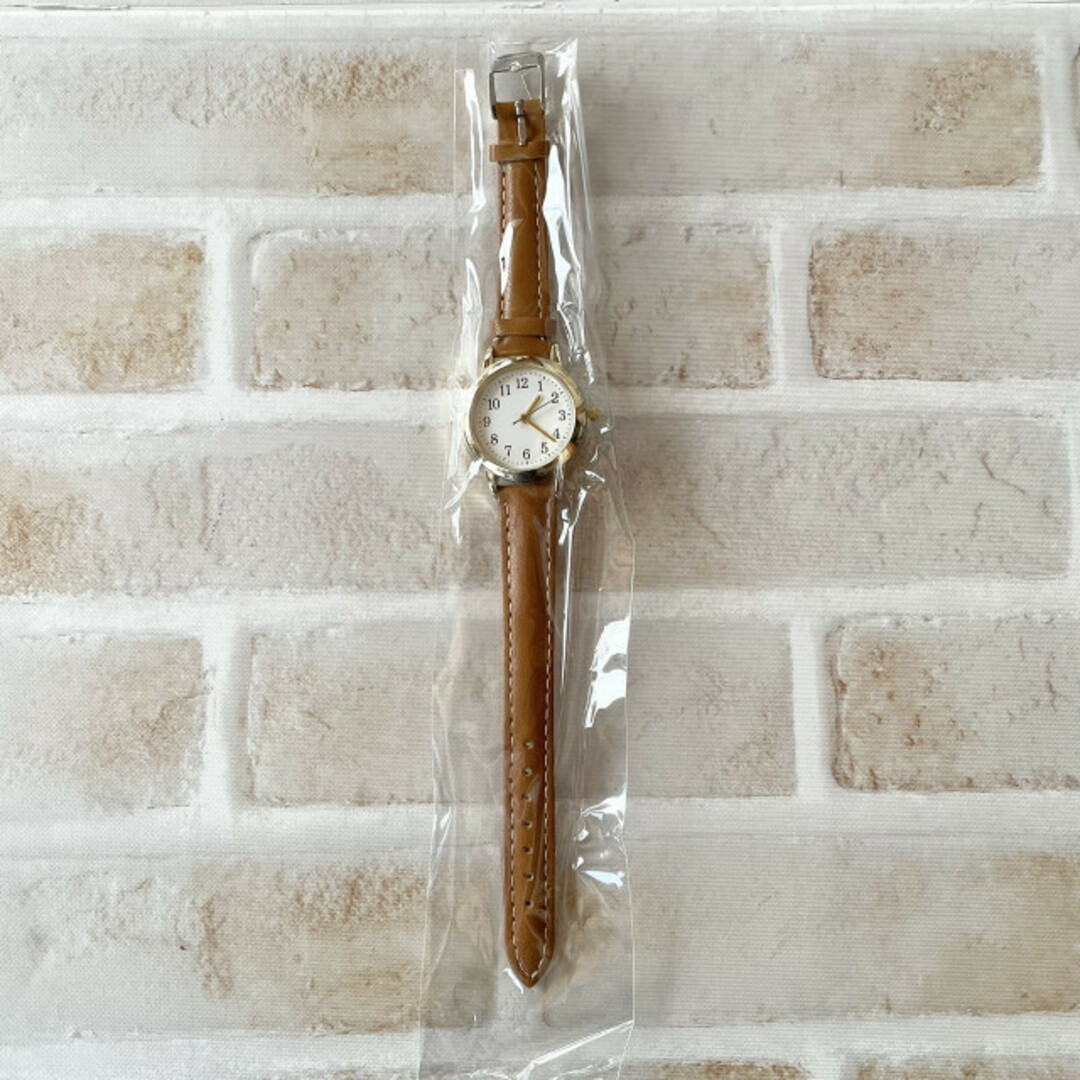 腕時計 レディース ブラウン レザー アナログ 時計 小さめ 電池交換の通販 by さーち's shop｜ラクマ