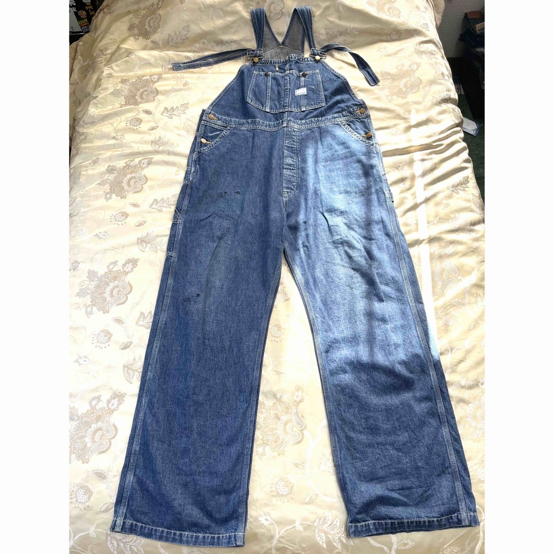 FULLCOUNT(フルカウント)のフルカウント　オーバーオール DENIM OVERALLS HAND WASH メンズのパンツ(サロペット/オーバーオール)の商品写真