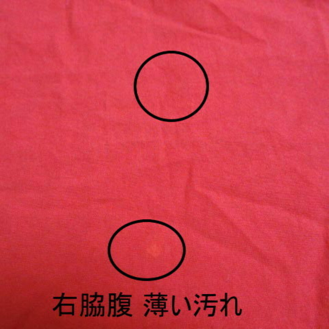 ACNE(アクネ)のアクネ Acne バンドカラー シャツ ブラウス 半袖 36 レッド RRR レディースのトップス(シャツ/ブラウス(半袖/袖なし))の商品写真