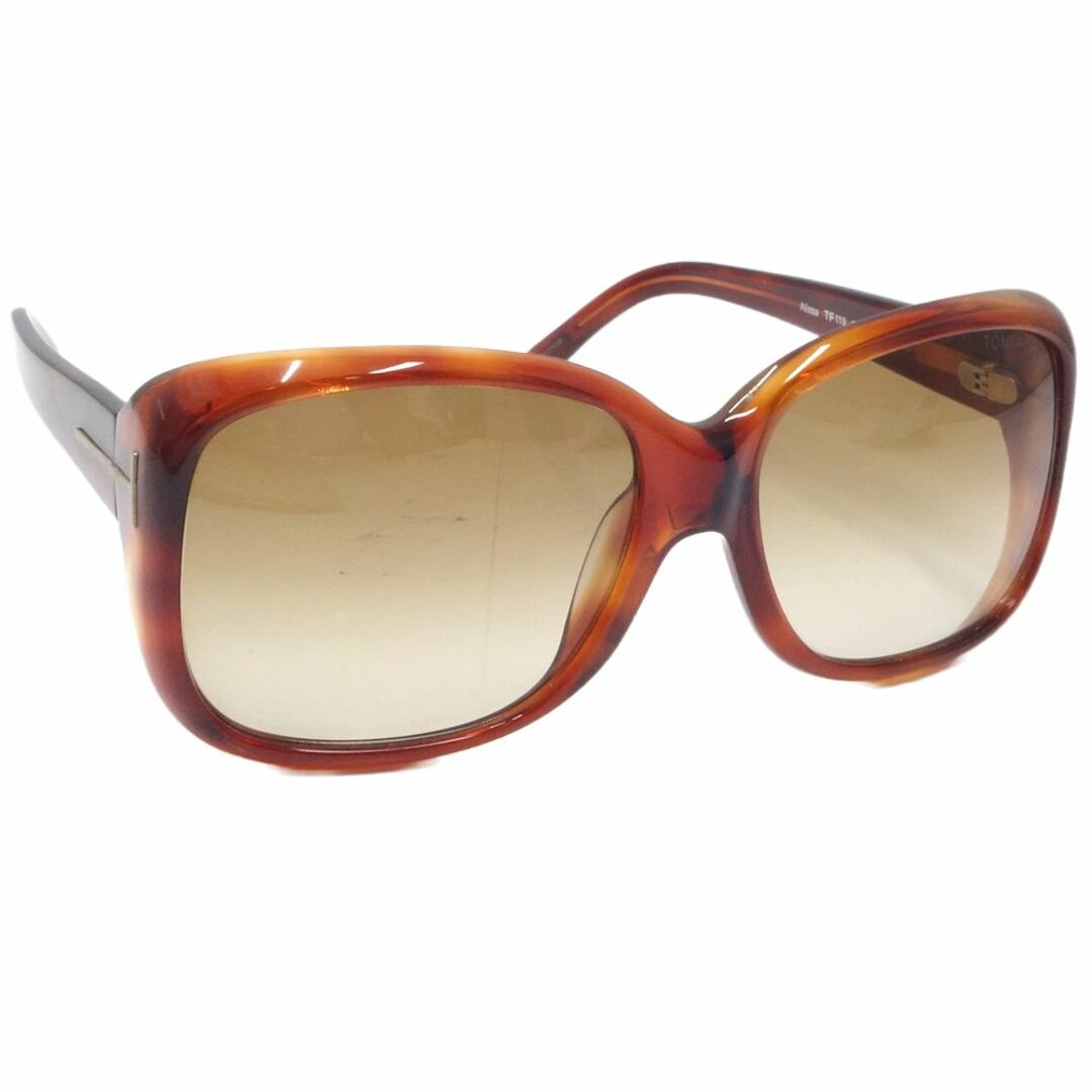 TOM FORD(トムフォード)のトムフォード TOM FORD TF119 53F サングラス 57□15 135 プラスチック ブラウン/083807【中古】 レディースのファッション小物(サングラス/メガネ)の商品写真