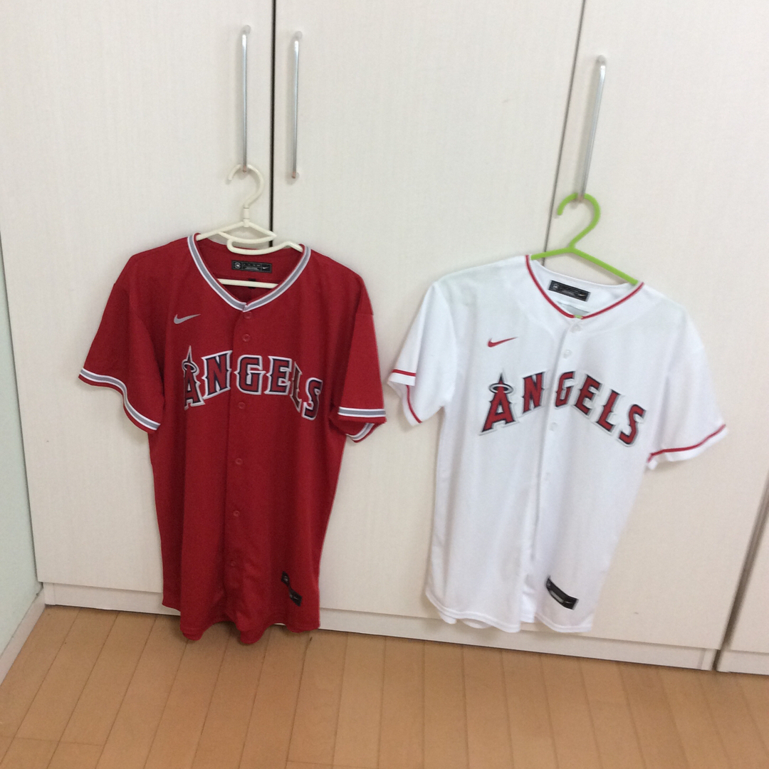 スポーツ選手ロサンゼルス エンゼルス 大谷翔平 ペアユニフォーム ナイキ