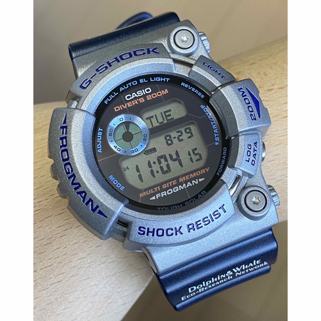 G-SHOCK(ジーショック)のG-SHOCK/イルクジ/限定/フロッグマン/GW-200K/ビンテージ/箱付 メンズの時計(腕時計(デジタル))の商品写真