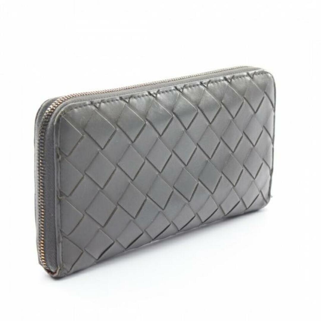 Bottega Veneta - イントレチャート ラウンドファスナー長財布 レザー Bottega Veneta - イントレチャート ラウンドファスナー長財布 レザー