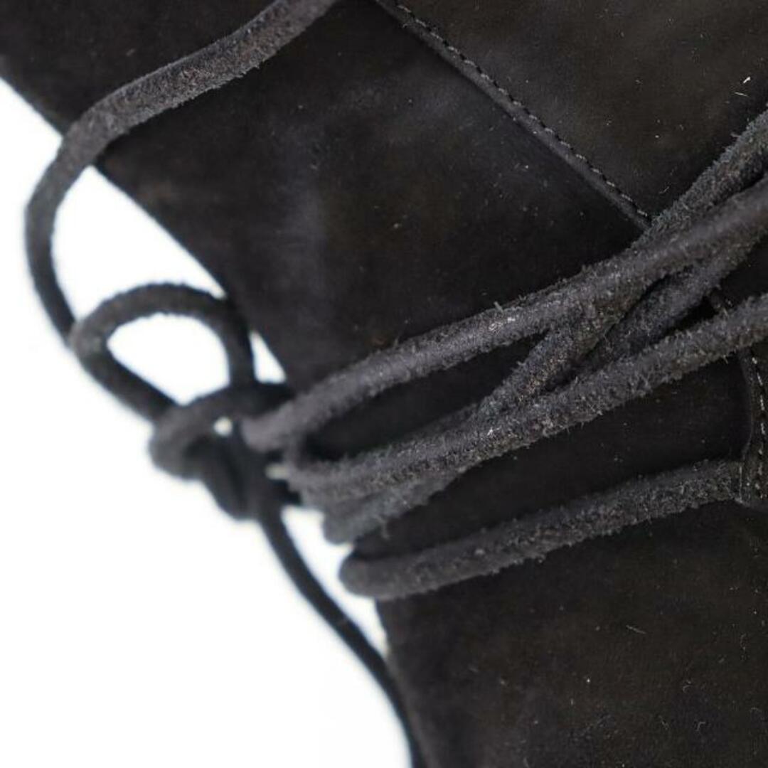 エルメス ブーツ レディース サイズ36 日本サイズ約23cm  スエード ブラック HERMES  | ミドル ショート ハイブランド ファッション 女性  黒色 靴 秋冬 ABランク 6