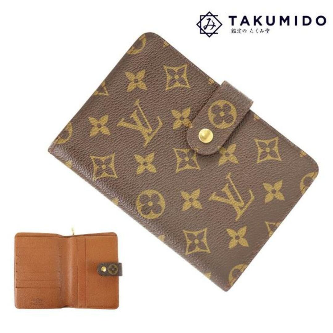 ルイヴィトン コンパクトウォレット ポルトパピエ ジップ M61207 中古 モノグラムライン ブラウン LOUIS VUITTON 【中古】 |  ファッション サイフ 茶 シンプル ブランド小物 Bランク | フリマアプリ ラクマ