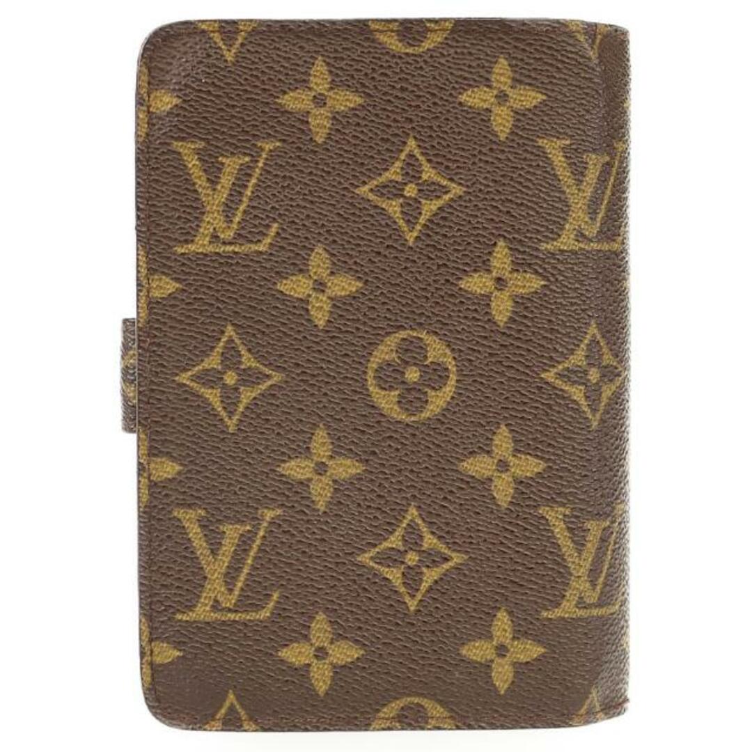 ルイヴィトン コンパクトウォレット ポルトパピエ ジップ M61207  モノグラムライン ブラウン LOUIS VUITTON  | ファッション サイフ 茶 シンプル ブランド小物 Bランク