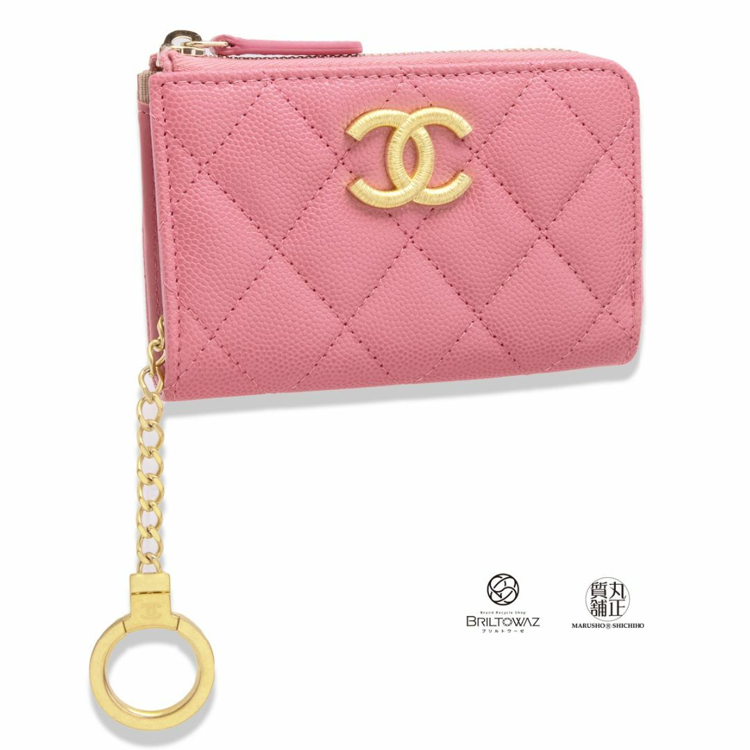 CHANEL - シャネル 23B 2023秋冬 キーホルダー コインケース AP3522