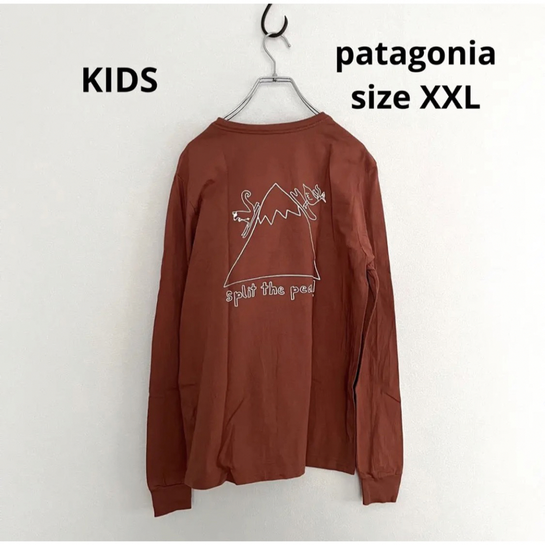 patagonia パタゴニア キッズ 長袖 Tシャツ size XXL