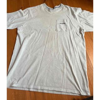 パタゴニア(patagonia)のパタゴニア　patagonia メンズ　Tシャツ　薄水色　Mサイズ(Tシャツ/カットソー(半袖/袖なし))