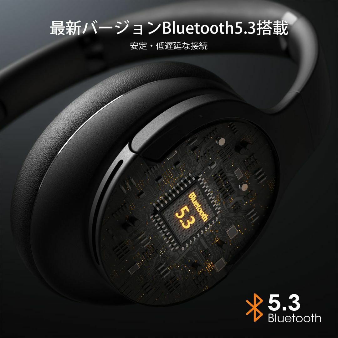DOQAUS(ドカアス) ヘッドホン Bluetooth5.3 ワイヤレスヘッドの通販 by ...