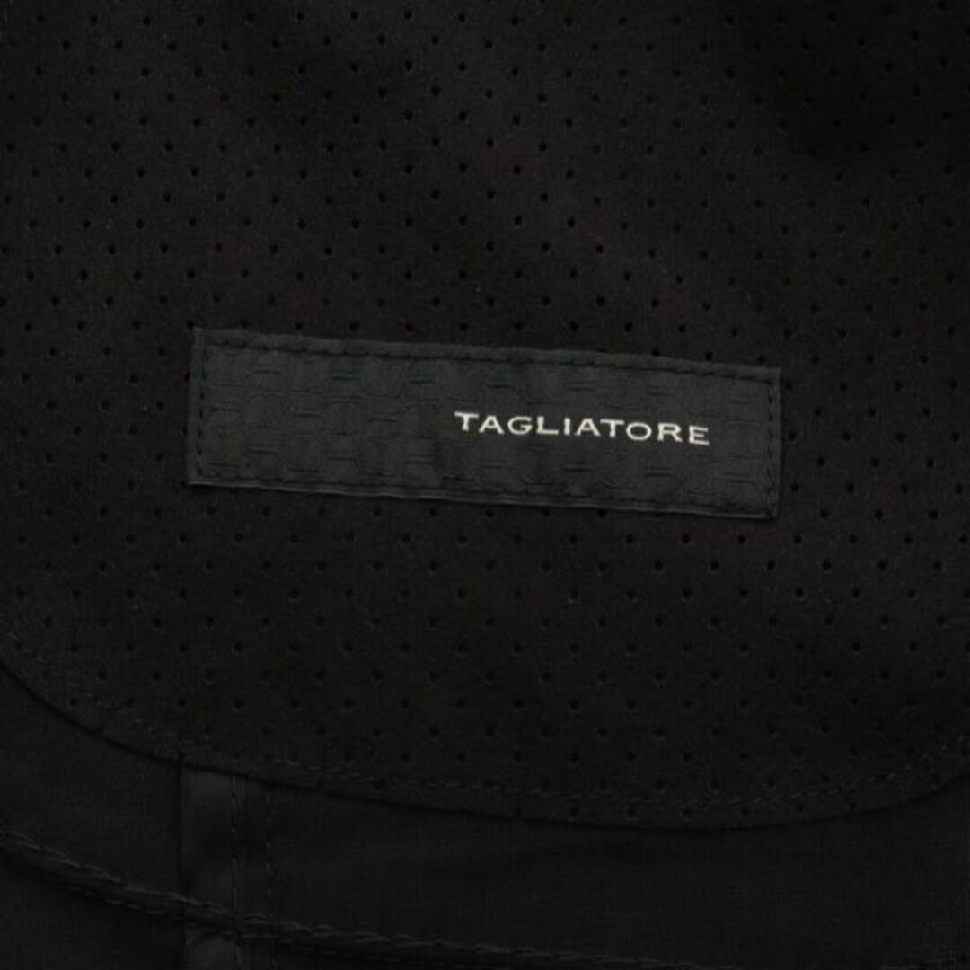 TAGLIATORE(タリアトーレ)の ドローストリングパンツ スーツ セットアップ ウール ブラック メンズのスーツ(その他)の商品写真