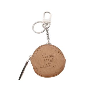 ルイヴィトン(LOUIS VUITTON)のルイヴィトン マヒナ ポルトクレ フライトモードポーチ キーホルダー ブラ(キーホルダー)