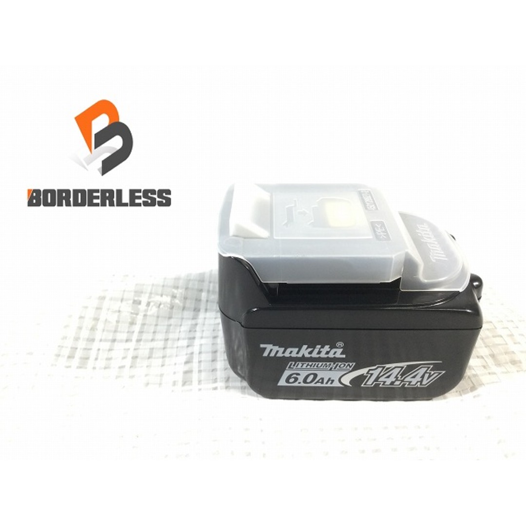 ☆美品☆makita マキタ 14.4V 6.0Ah 残量表示付 純正 リチュウムイオンバッテリー BL1460B リチュウムイオン電池 蓄電池 充電池 77629