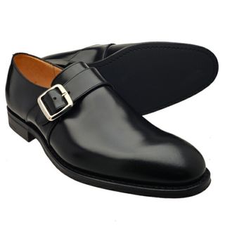 Church's チャーチ WESTBURY R ウェストバリー ラバーソール シングルモンクストラップ BLACK （LAST 173） 【Fitting F】 ≪UK直輸入・正規品≫(ドレス/ビジネス)