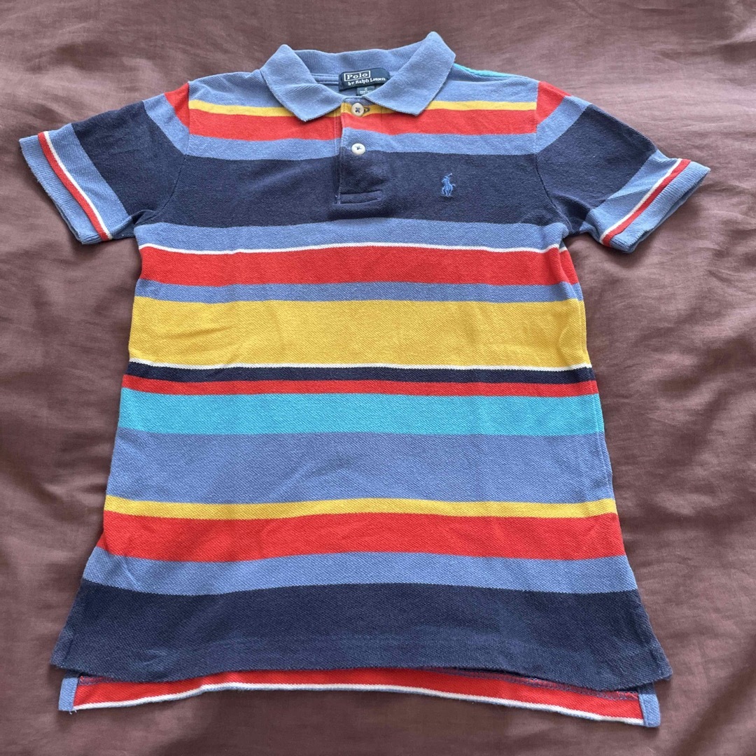 POLO RALPH LAUREN(ポロラルフローレン)のポロラルフローレン POLO RALPH LAUREN ボーダー ポロシャツ キッズ/ベビー/マタニティのキッズ服男の子用(90cm~)(Tシャツ/カットソー)の商品写真