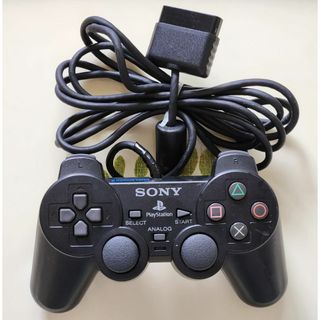 プレイステーション2(PlayStation2)のPS2コントローラー 純正品 ブラック(家庭用ゲーム機本体)