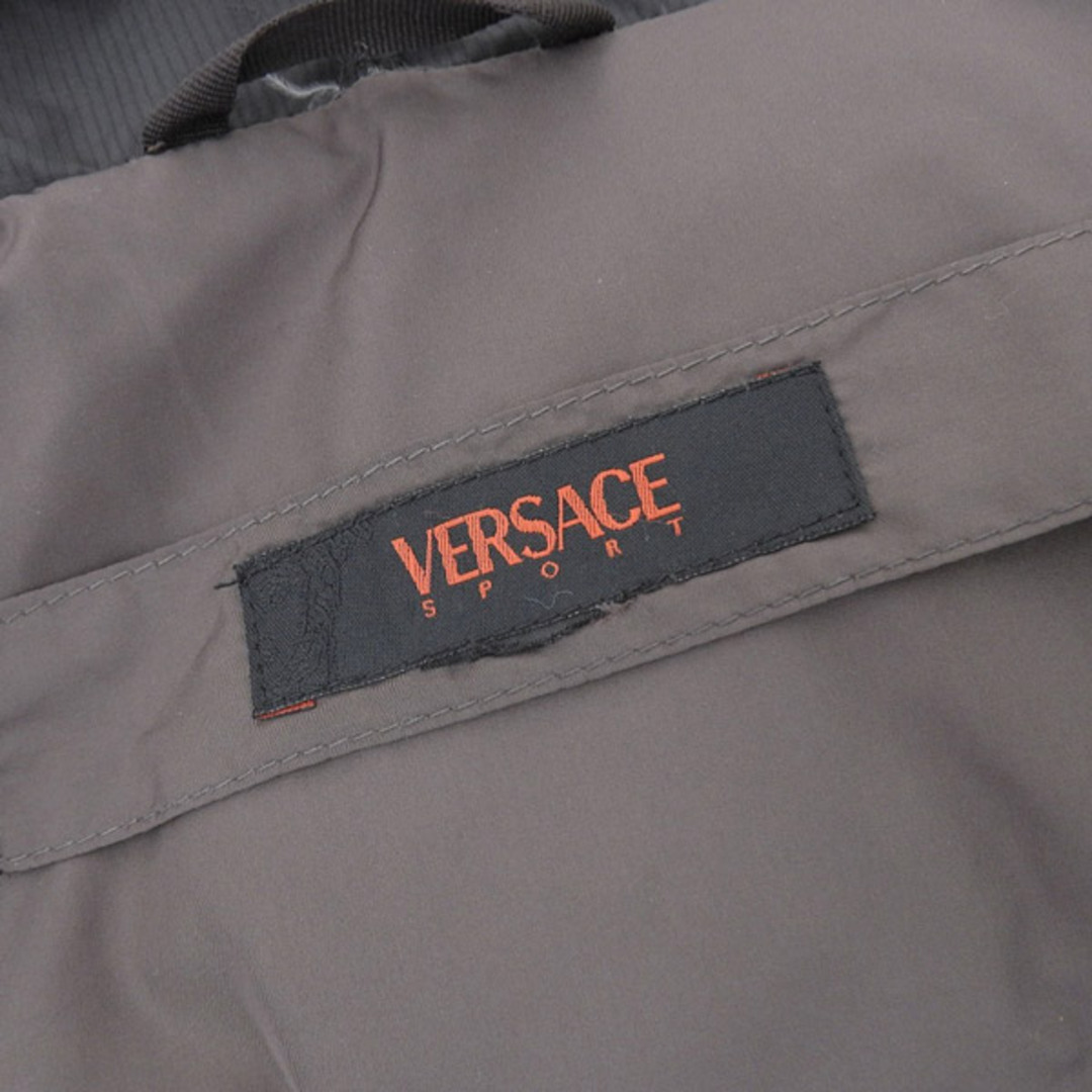 VERSACE(ヴェルサーチ)のヴェルサーチスポーツ VERSACE SPORTS ダウンコート フード付 メンズ ブラック size48 Y02257 メンズのジャケット/アウター(その他)の商品写真